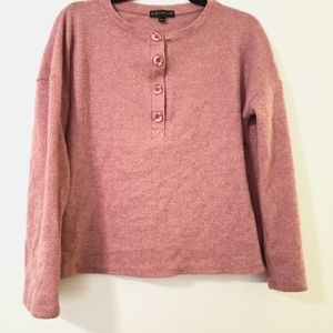 Gibsonlook sweater with buttons, small